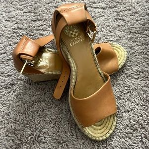Vince Camuto, wedge sandals, size 9.